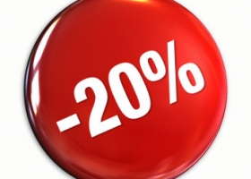 Giảm giá 20% cho tất cả các đơn hàng vào ngày thứ 5 hàng tuần