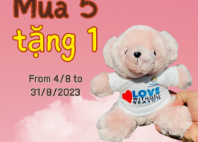 THÁNG 8 ĐẮM ĐUỐI CÙNG “ SWEET HUG, SWEET TEDDY”