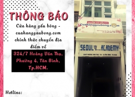 Cửa hàng gấu bông - Thông tin đến quý khách hàng về địa điểm chính thức