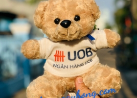 Cửa Hàng Gấu Bông Hợp Tác Sản Xuất Gấu Bông Độc Quyền Theo Yêu Cầu Cùng Ngân Hàng UOB
