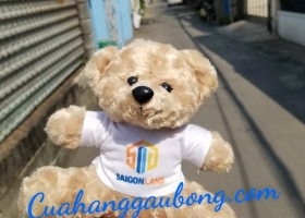 Sản xuất 200 Gấu Bông Quà Tặng Thương Hiệu SAIGONLAND Tại Cửa Hàng Gấu Bông
