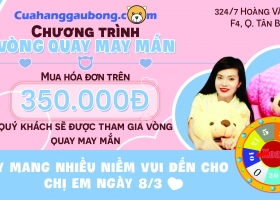 Cửa hàng gấu bông - Mừng ngày quốc tế phụ nữ 8/3