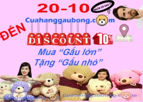 Cửa hàng gấu bông -Mua gì vào ngày 20-10?