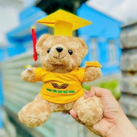  Sản xuất 500 bé gấu bông tốt nghiệp theo yêu cầu của trung tâm anh ngữ Virgo