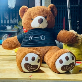 Gấu bông 1m4 thêu theo yêu cầu 