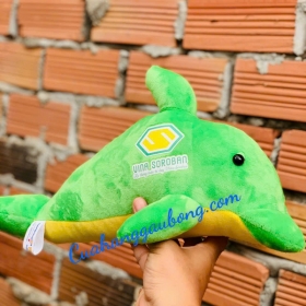 Cá heo bông xanh lá nhưng hong bị xa lánh 