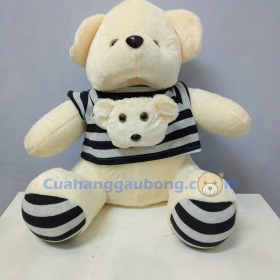 Gấu bông mặc áo gấu đáng yêu